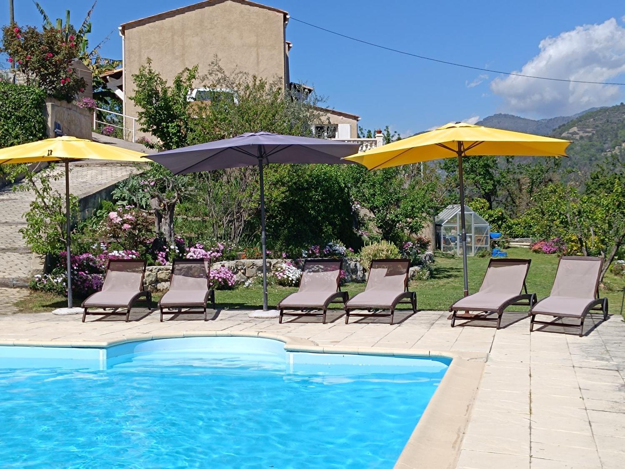 Studio le romantique à 20 kms de Nice Bendéjun Extérieur photo